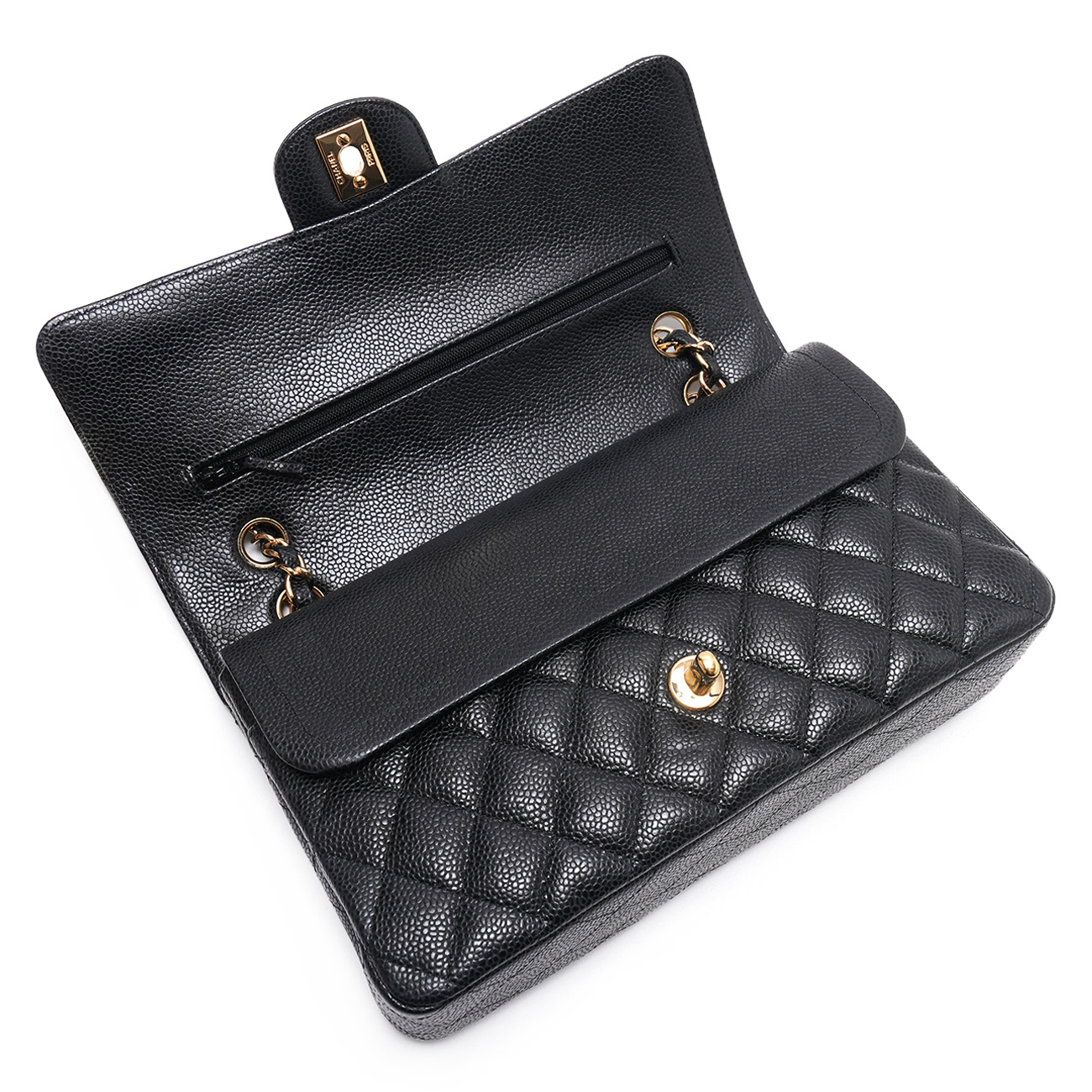 CHANEL(USED)샤넬 캐비어 클래식 미듐 플랩백