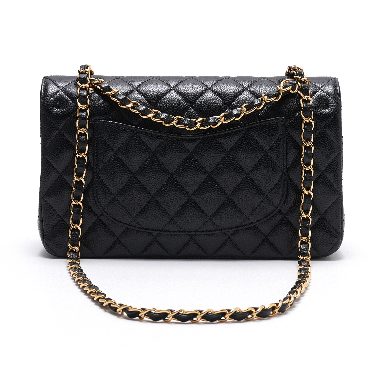 CHANEL(USED)샤넬 A01112 캐비어 클래식 미듐 플랩백