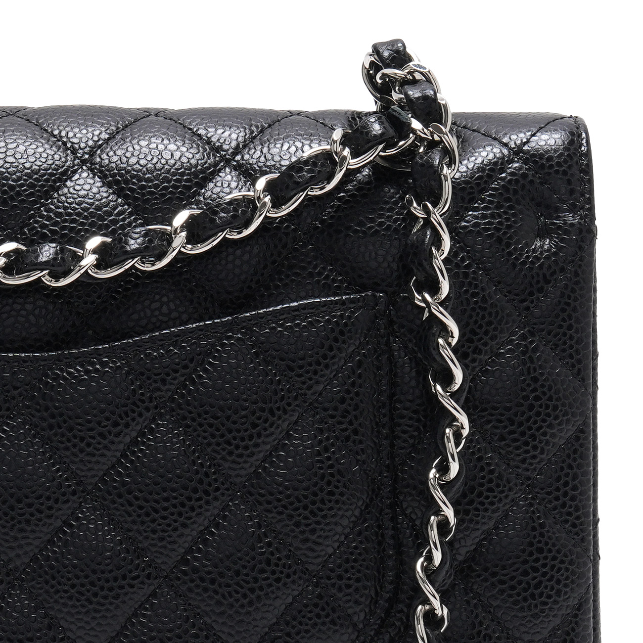 CHANEL(USED)샤넬 캐비어 클래식 미듐 플랩백