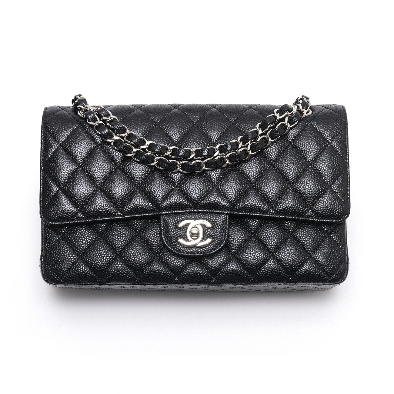 CHANEL(USED)샤넬 캐비어 클래식 미듐 플랩백