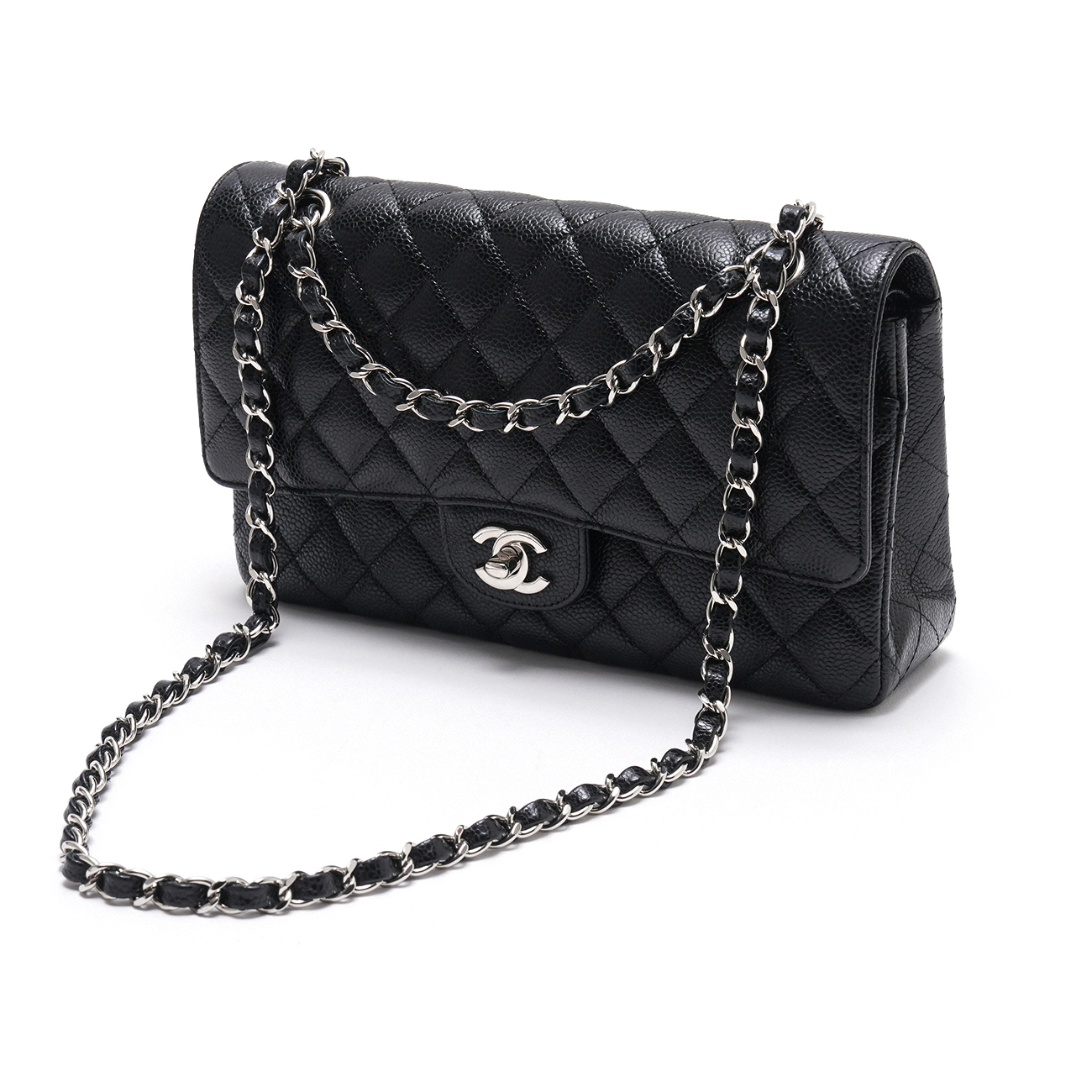 CHANEL(USED)샤넬 캐비어 클래식 미듐 플랩백
