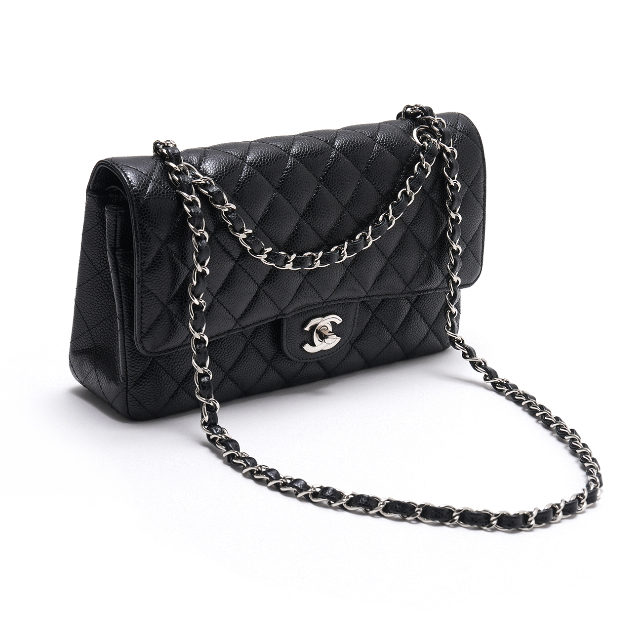 CHANEL(USED)샤넬 캐비어 클래식 미듐 플랩백