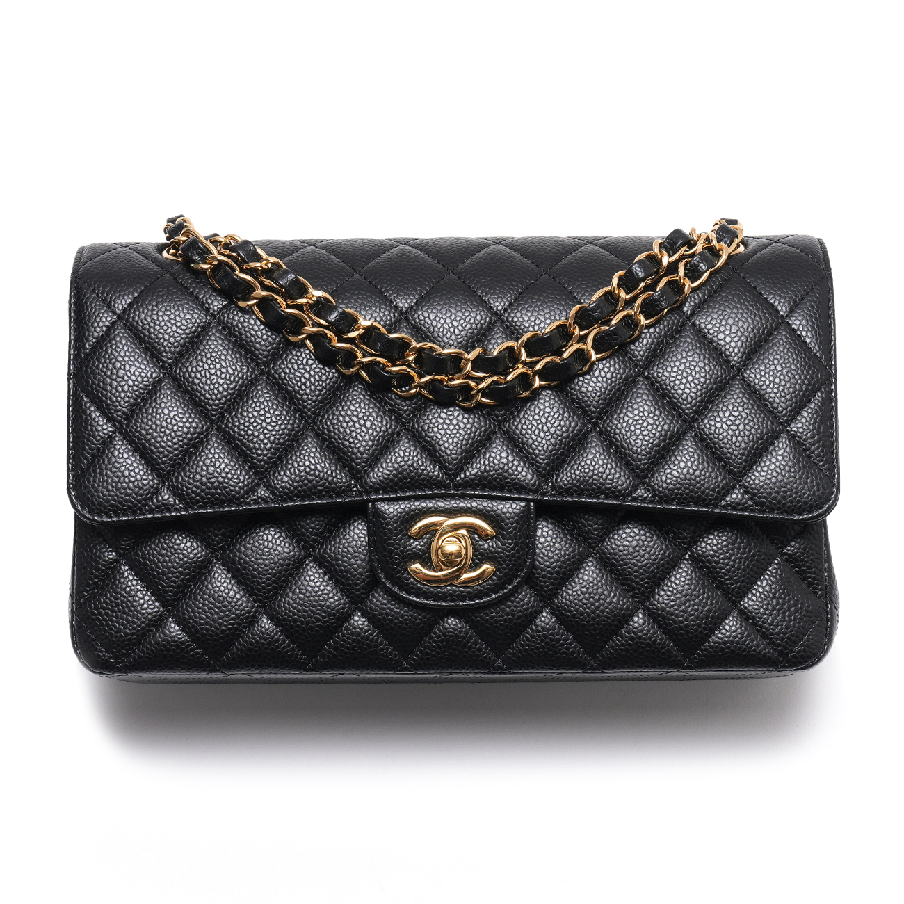 CHANEL(USED)샤넬 캐비어 클래식 미듐 플랩백