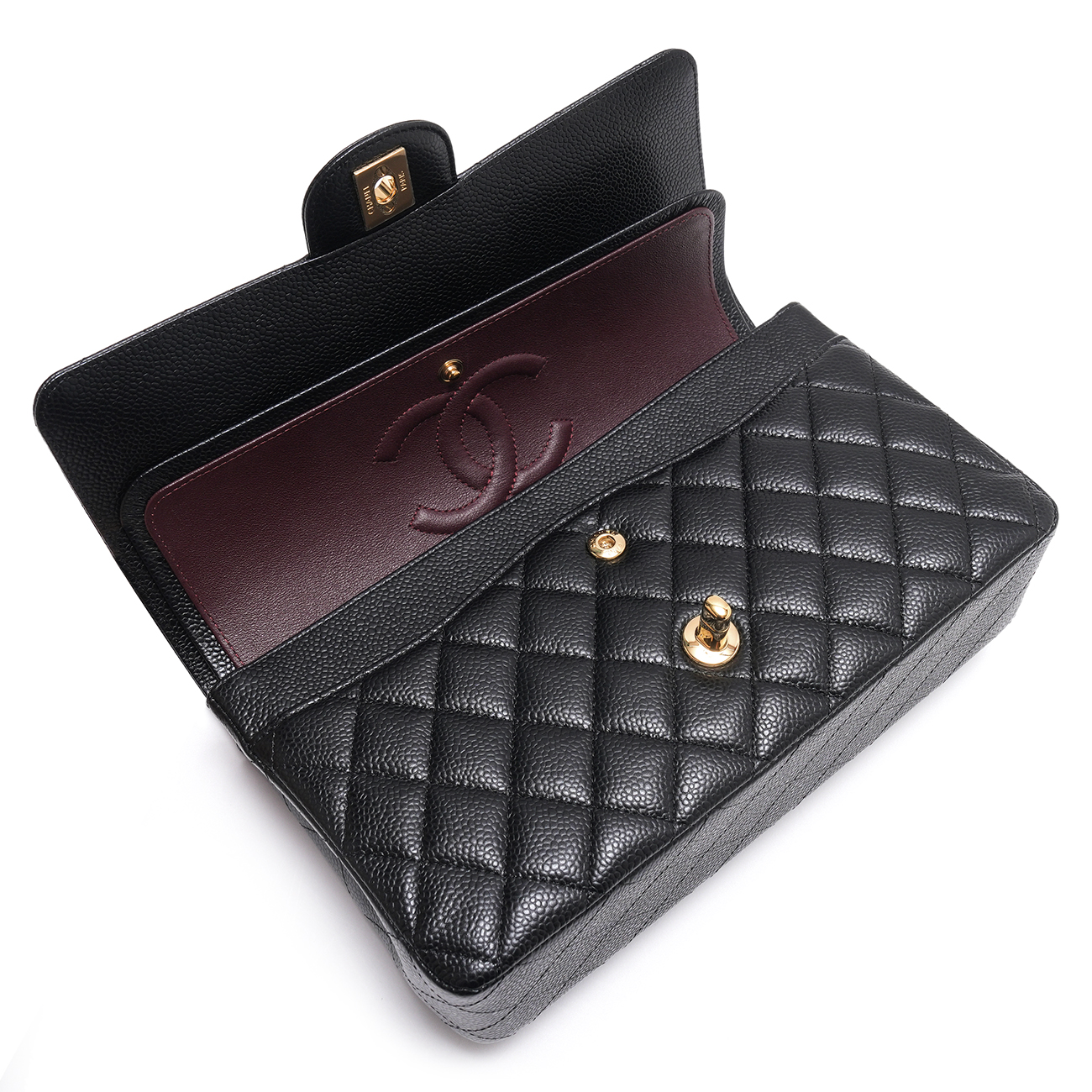 CHANEL(USED)샤넬 캐비어 클래식 미듐 플랩백