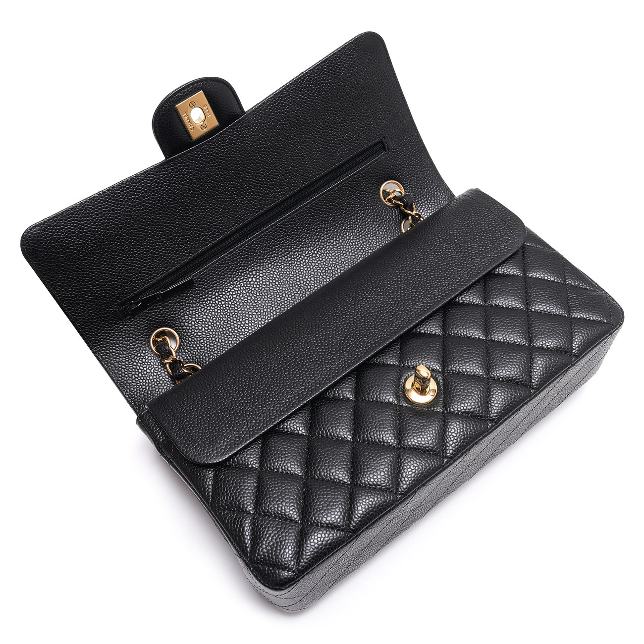 CHANEL(USED)샤넬 캐비어 클래식 미듐 플랩백
