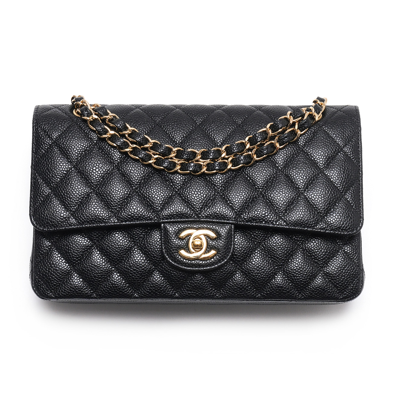 CHANEL(USED)샤넬 캐비어 클래식 미듐 플랩백
