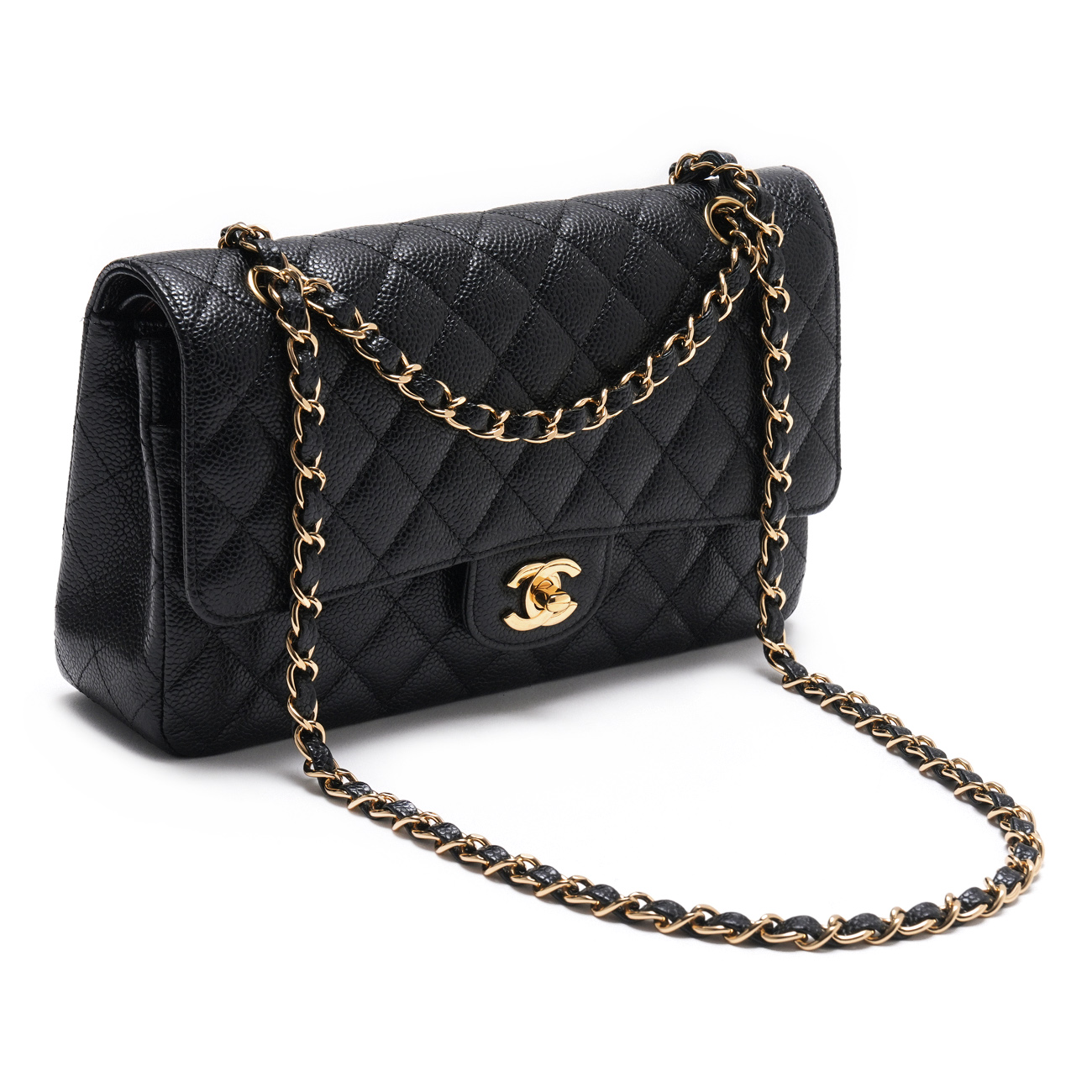 CHANEL(USED)샤넬 캐비어 클래식 미듐 플랩백