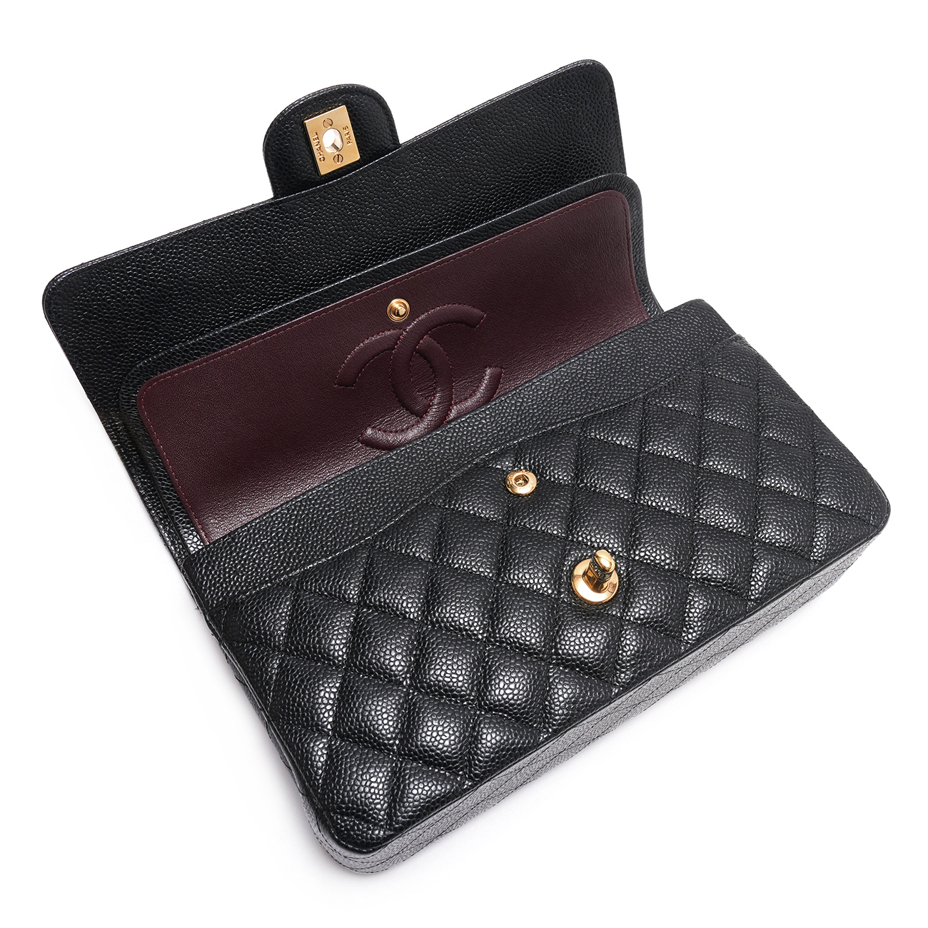 CHANEL(USED)샤넬 캐비어 클래식 미듐 플랩백
