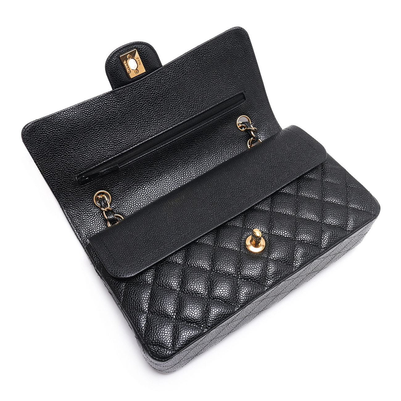 CHANEL(USED)샤넬 캐비어 클래식 미듐 플랩백
