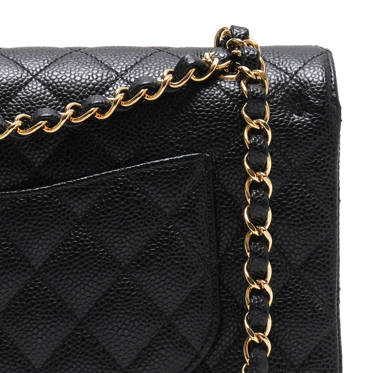 CHANEL(USED)샤넬 캐비어 클래식 미듐 플랩백