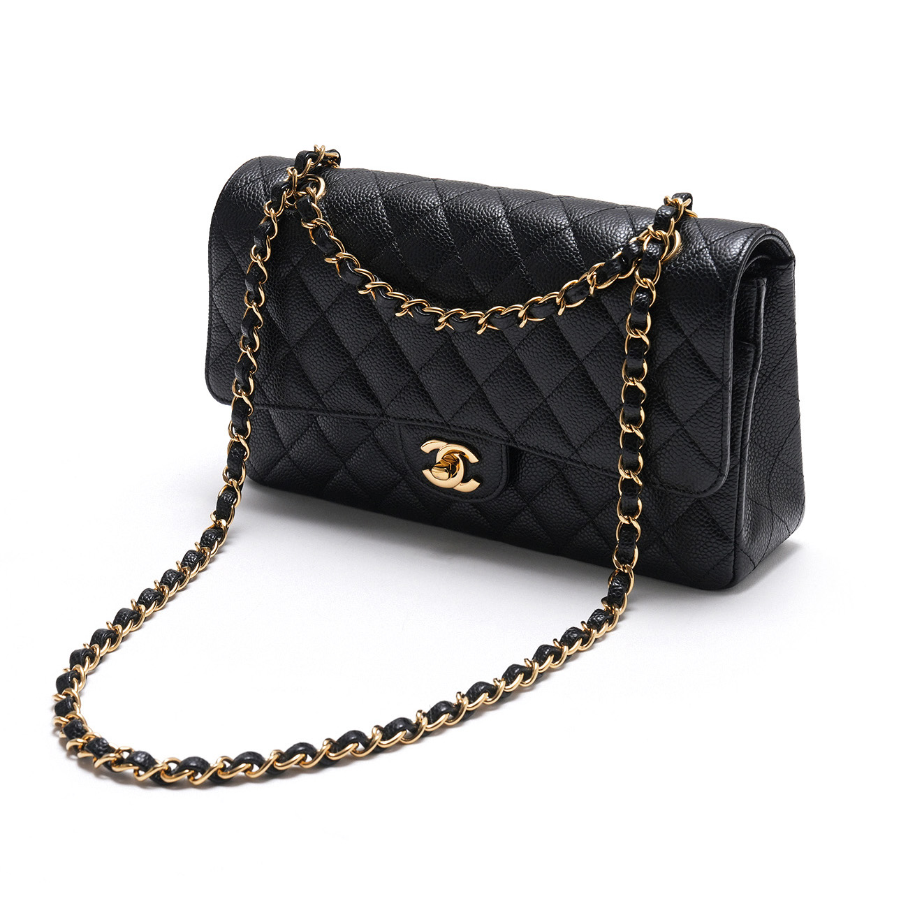 CHANEL(USED)샤넬 캐비어 클래식 미듐 플랩백
