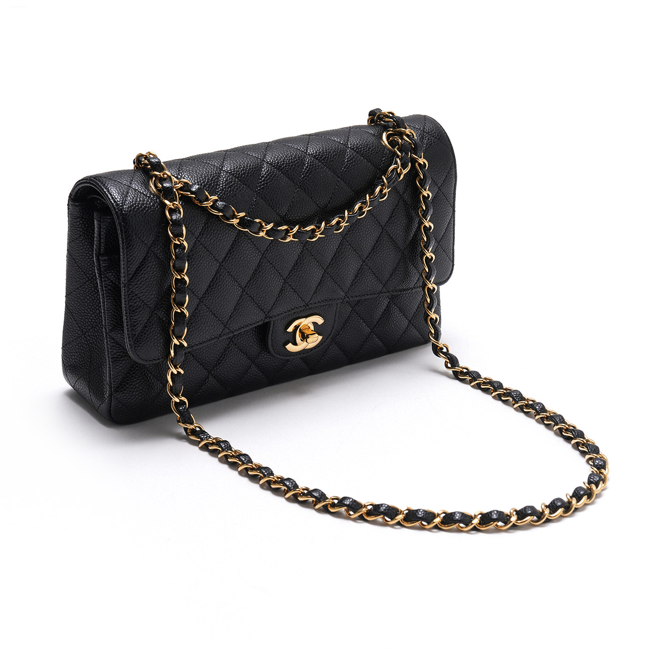 CHANEL(USED)샤넬 캐비어 클래식 미듐 플랩백