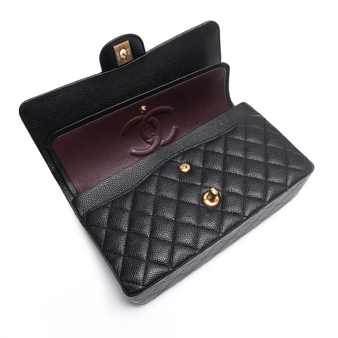 CHANEL(USED)샤넬 캐비어 클래식 미듐 플랩백