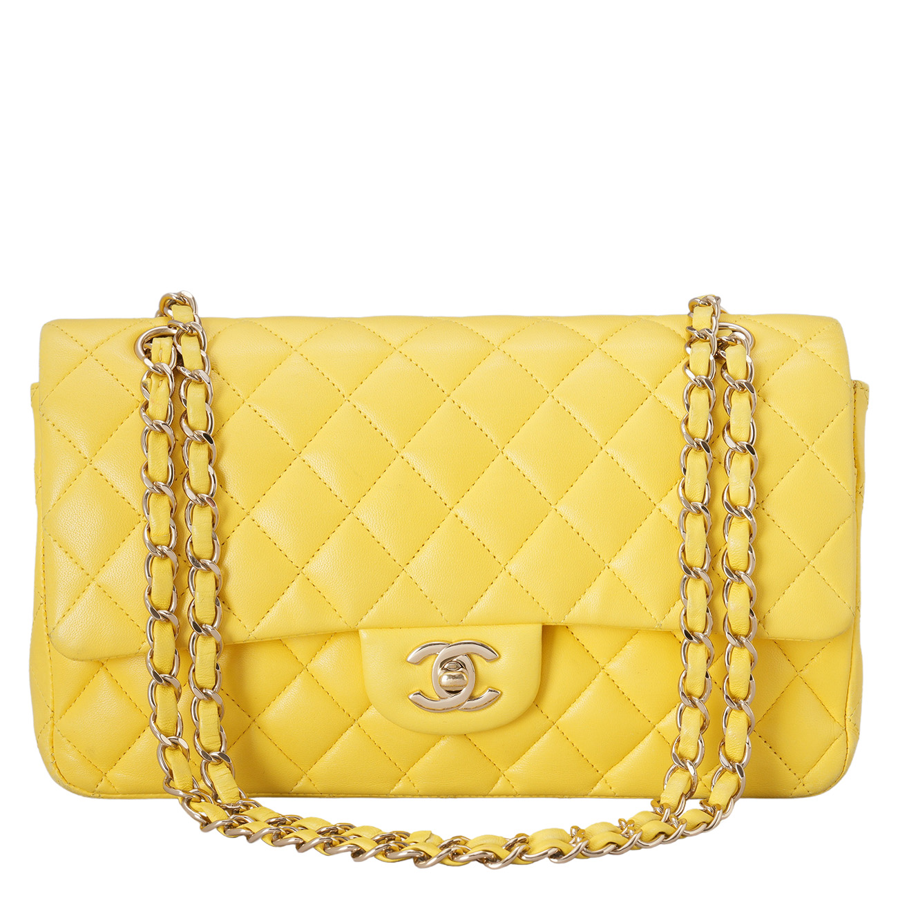 CHANEL(USED)샤넬 램스킨 클래식 미듐 플랩백
