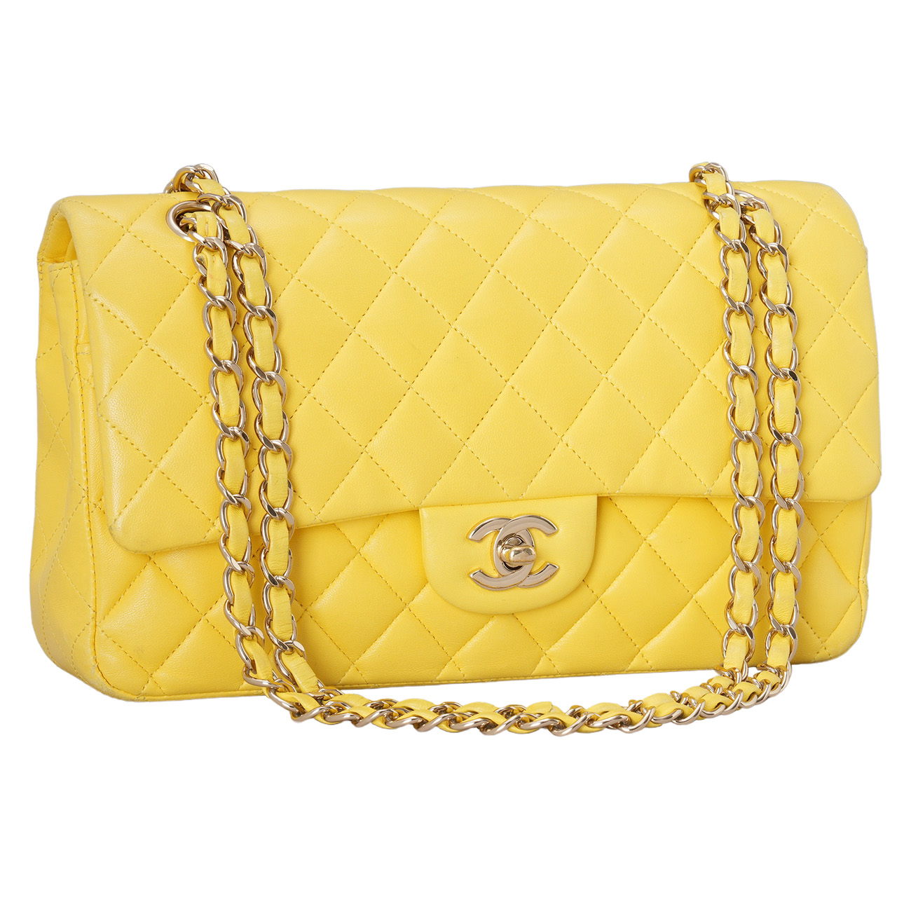 CHANEL(USED)샤넬 램스킨 클래식 미듐 플랩백