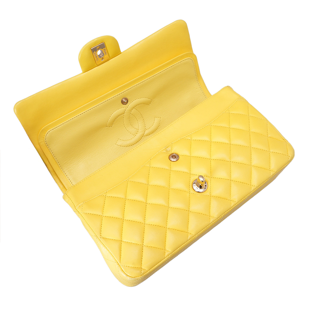 CHANEL(USED)샤넬 램스킨 클래식 미듐 플랩백