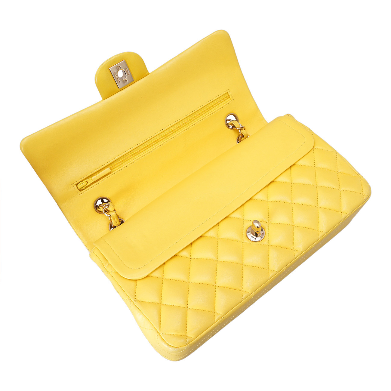 CHANEL(USED)샤넬 램스킨 클래식 미듐 플랩백