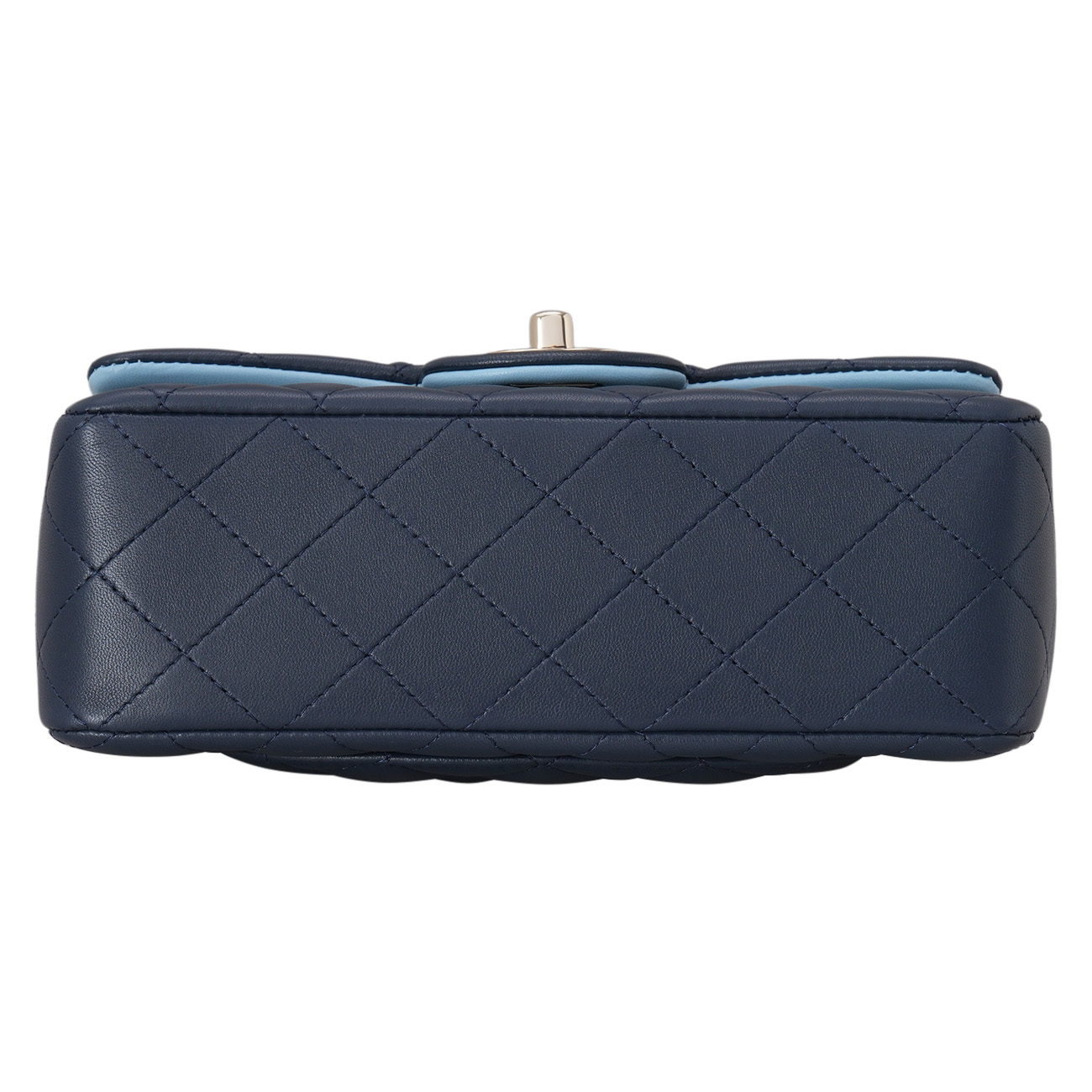 CHANEL(USED)샤넬 램스킨 클래식 뉴미니 탑핸들