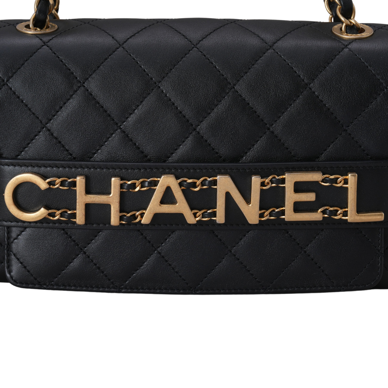 CHANEL(USED)샤넬 AS1491 시즌 레터링 체인 플랩백