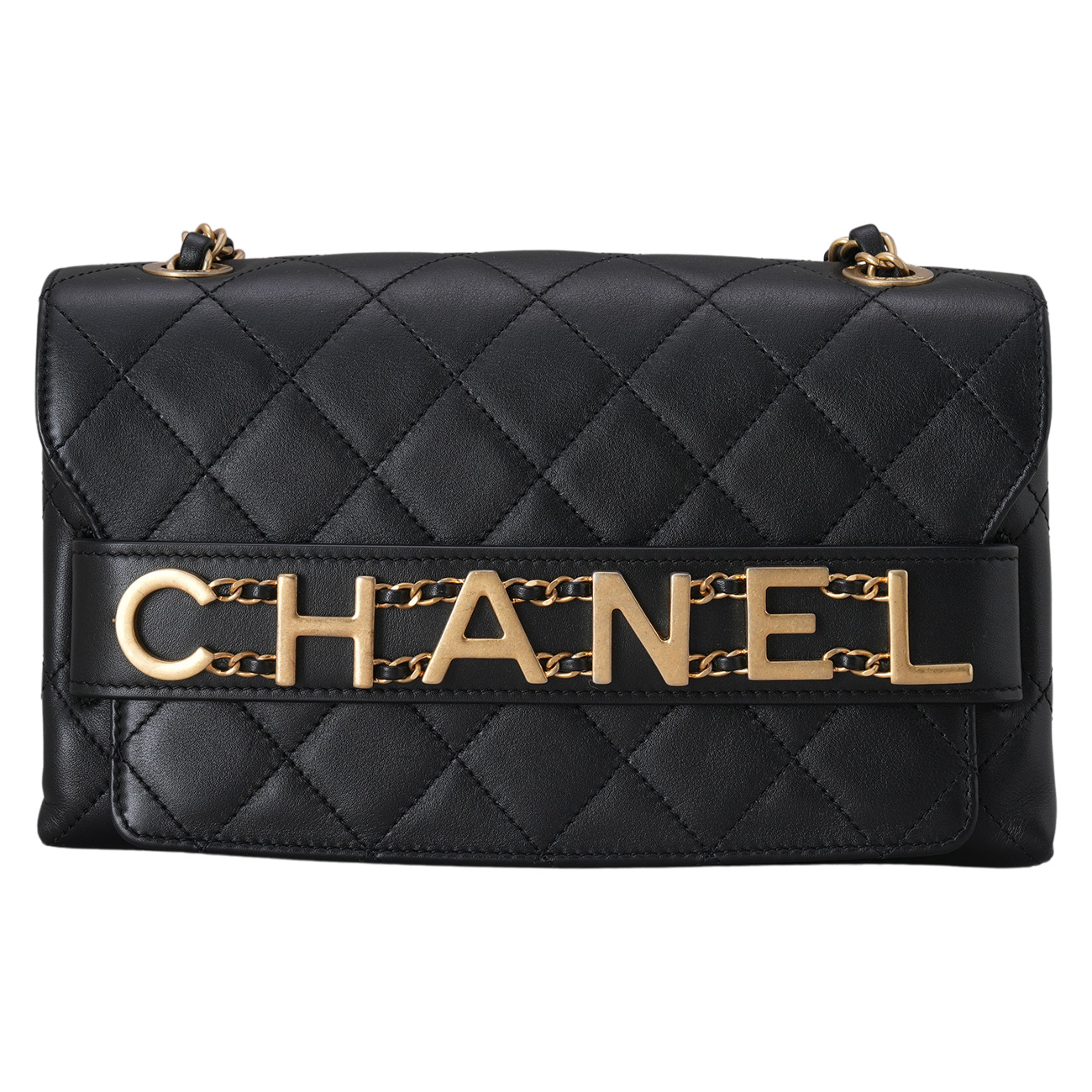 CHANEL(USED)샤넬 AS1491 시즌 레터링 체인 플랩백