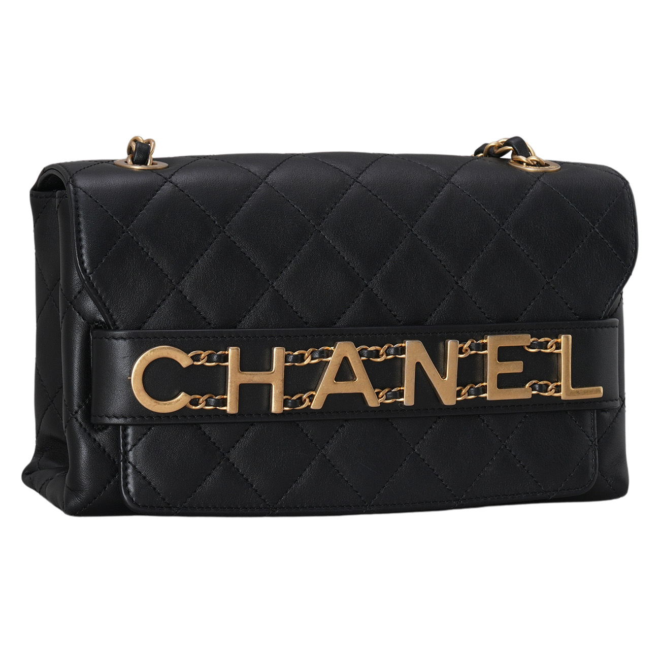 CHANEL(USED)샤넬 AS1491 시즌 레터링 체인 플랩백
