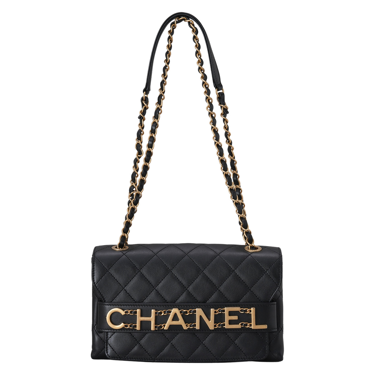 CHANEL(USED)샤넬 AS1491 시즌 레터링 체인 플랩백