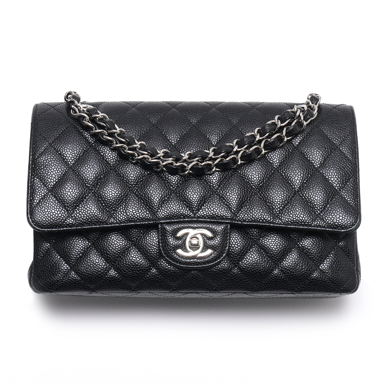 CHANEL(USED)샤넬 캐비어 클래식 미듐 플랩백