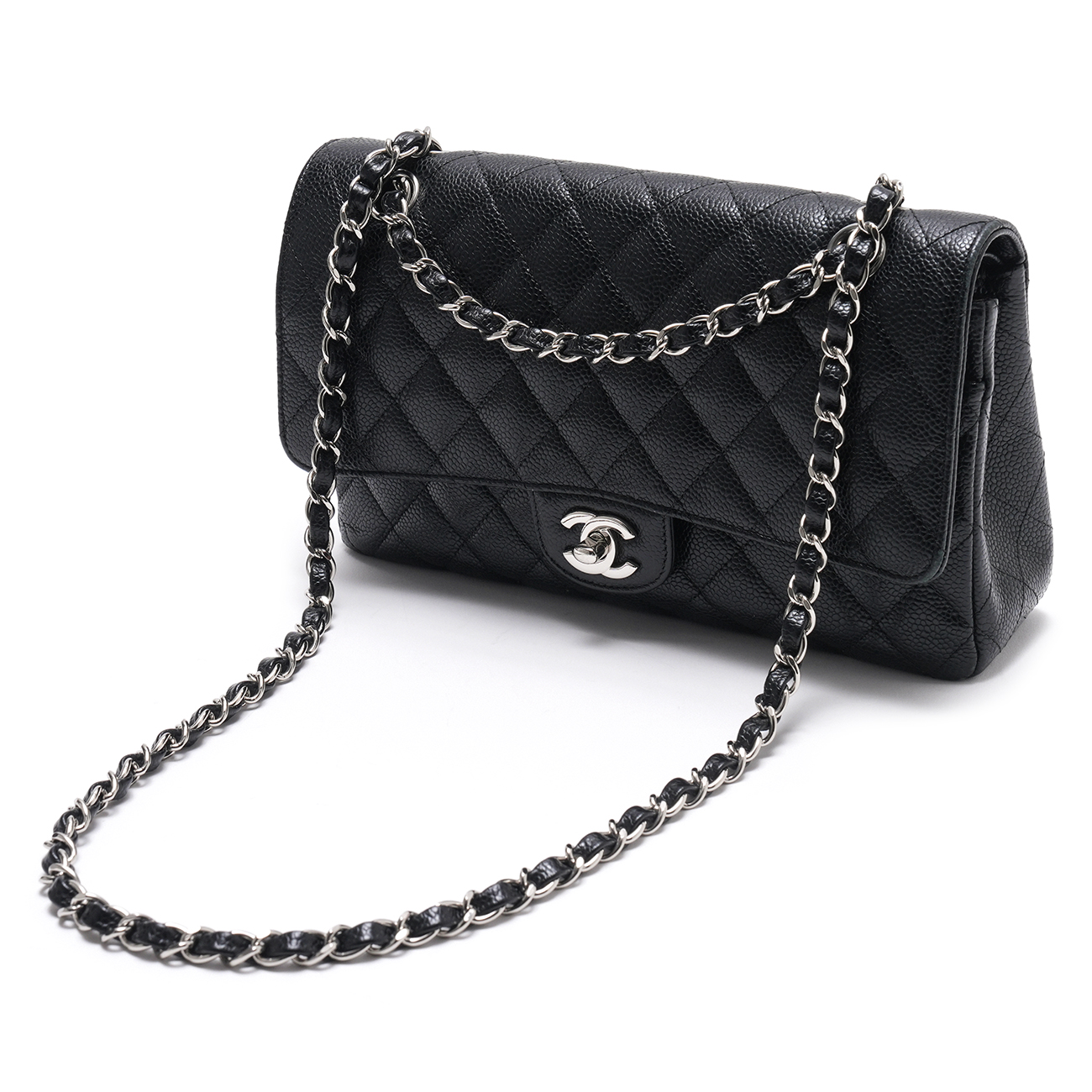 CHANEL(USED)샤넬 캐비어 클래식 미듐 플랩백