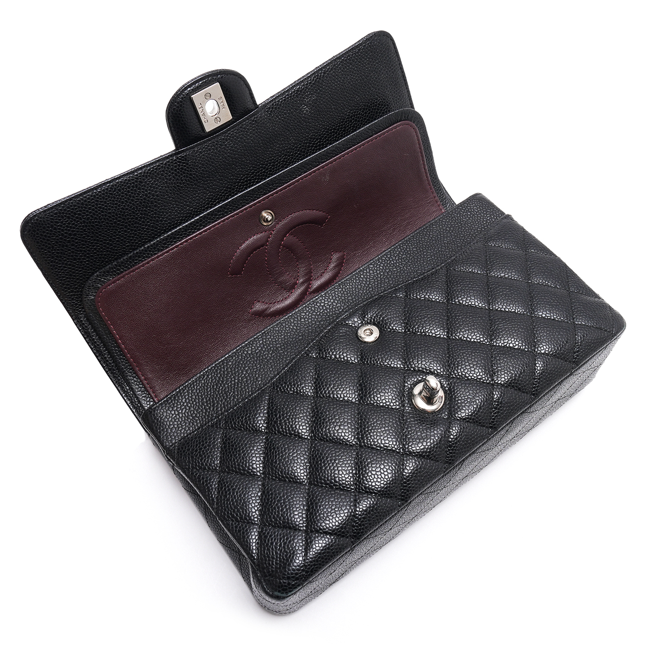 CHANEL(USED)샤넬 캐비어 클래식 미듐 플랩백