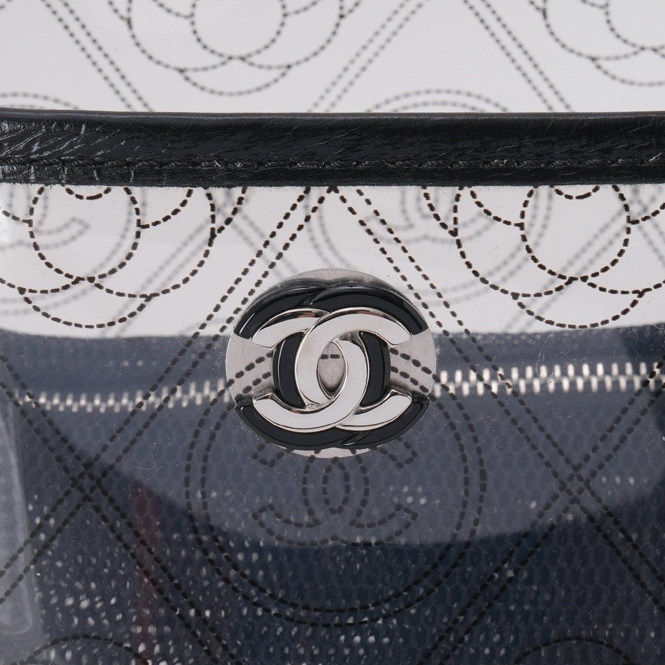 CHANEL(USED)샤넬 PVC 까멜리아 버킷백