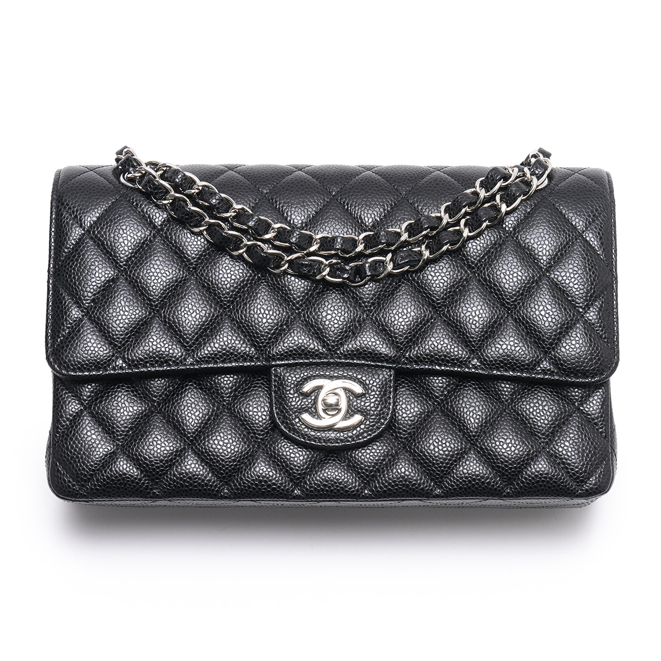 CHANEL(USED)샤넬 캐비어 클래식 미듐 플랩백