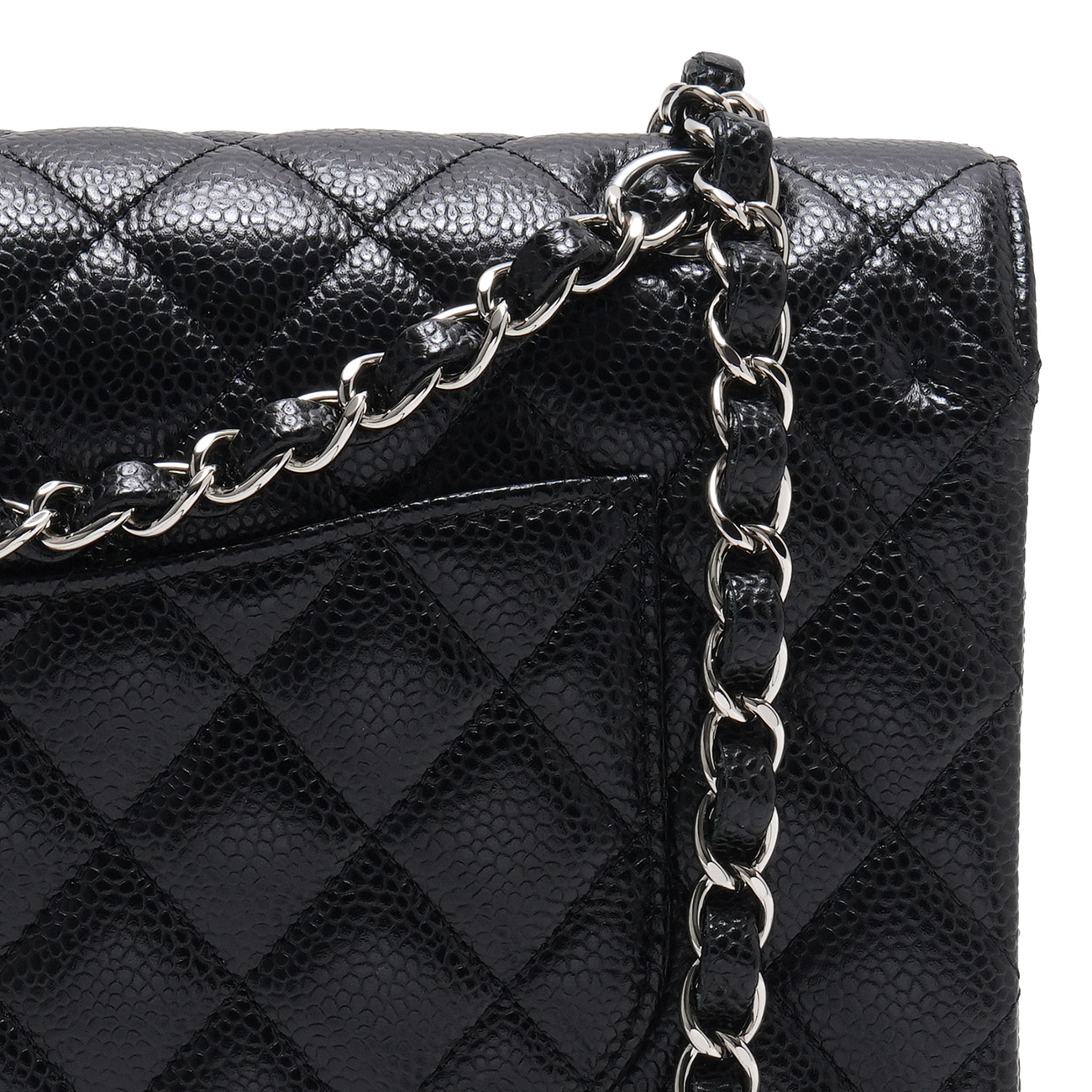 CHANEL(USED)샤넬 캐비어 클래식 미듐 플랩백