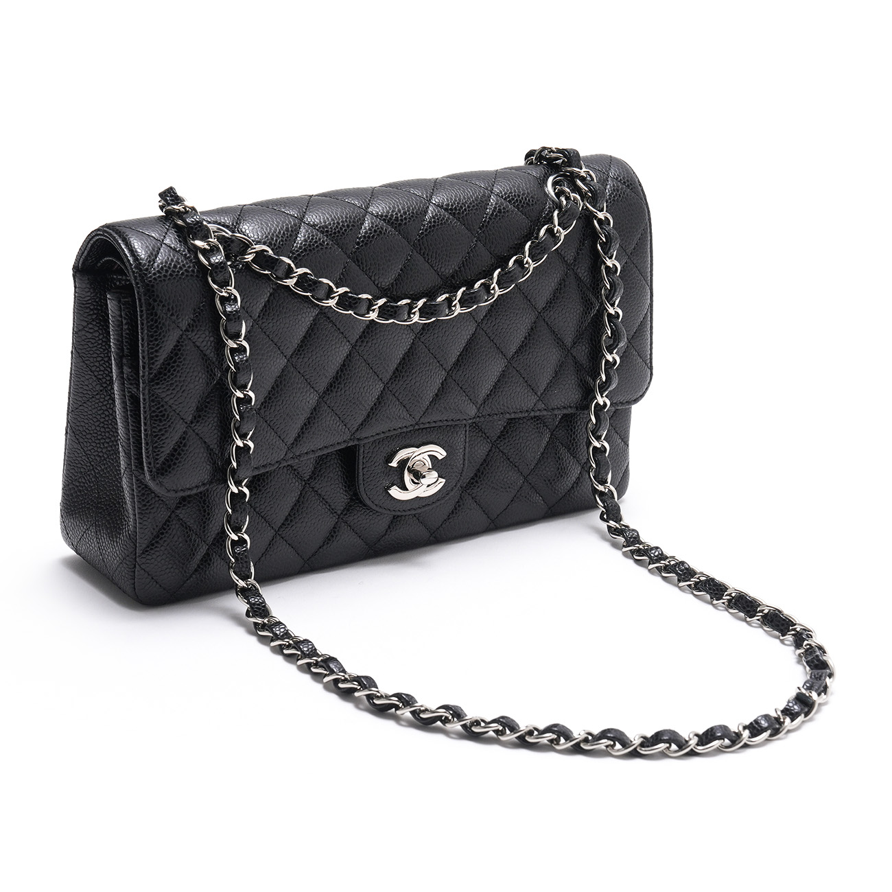 CHANEL(USED)샤넬 캐비어 클래식 미듐 플랩백