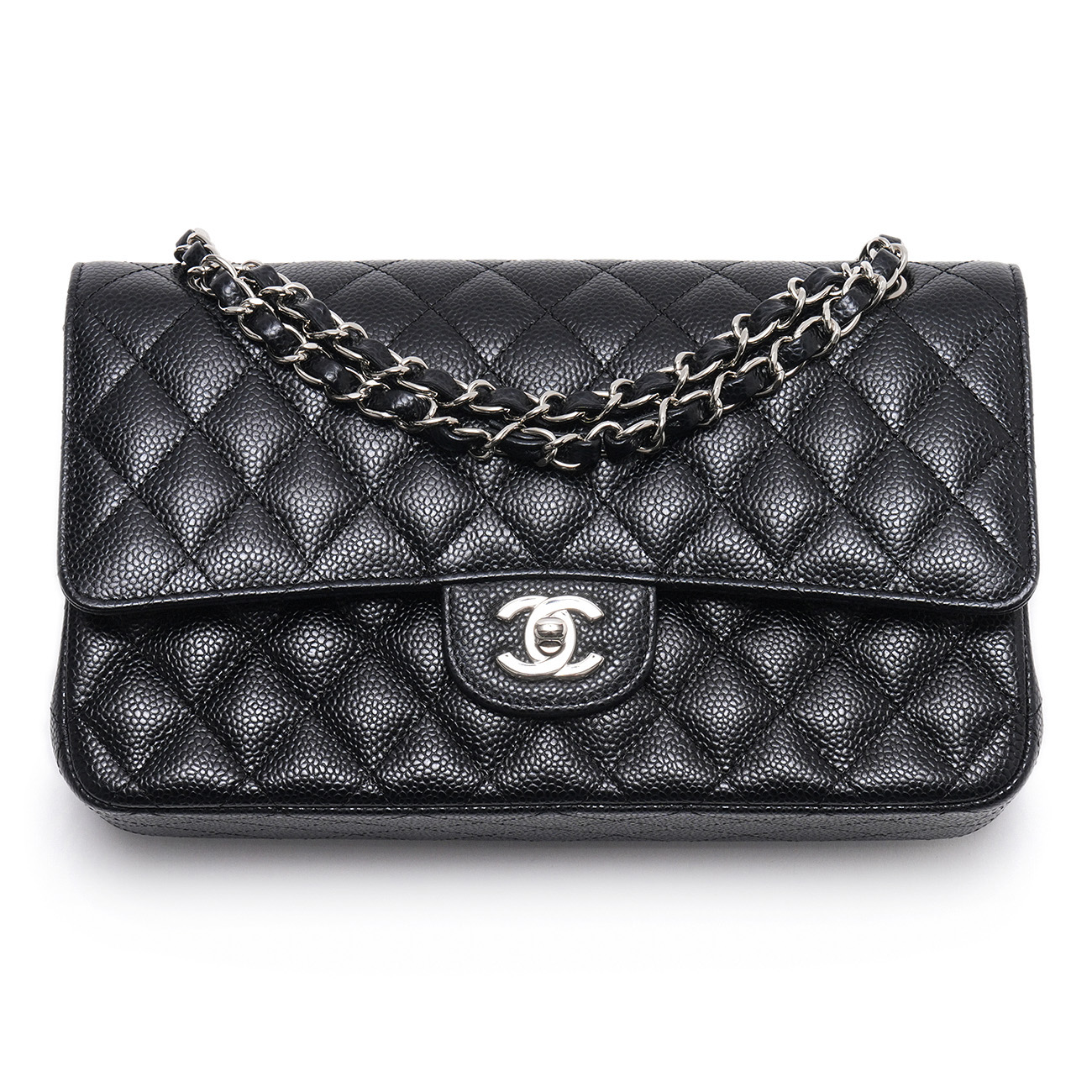 CHANEL(USED)샤넬 캐비어 클래식 미듐 플랩백