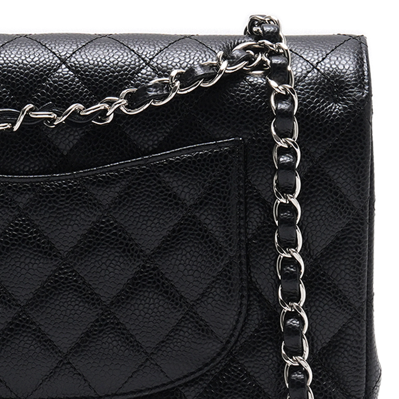 CHANEL(USED)샤넬 캐비어 클래식 미듐 플랩백