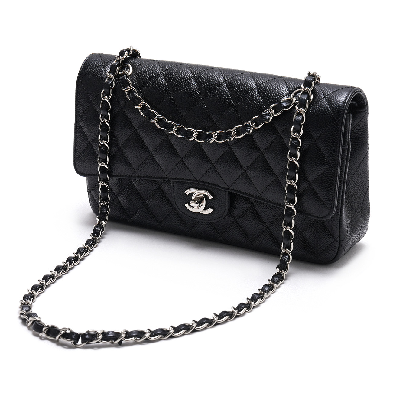 CHANEL(USED)샤넬 캐비어 클래식 미듐 플랩백