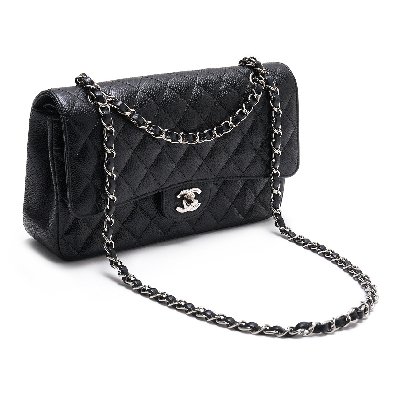 CHANEL(USED)샤넬 캐비어 클래식 미듐 플랩백