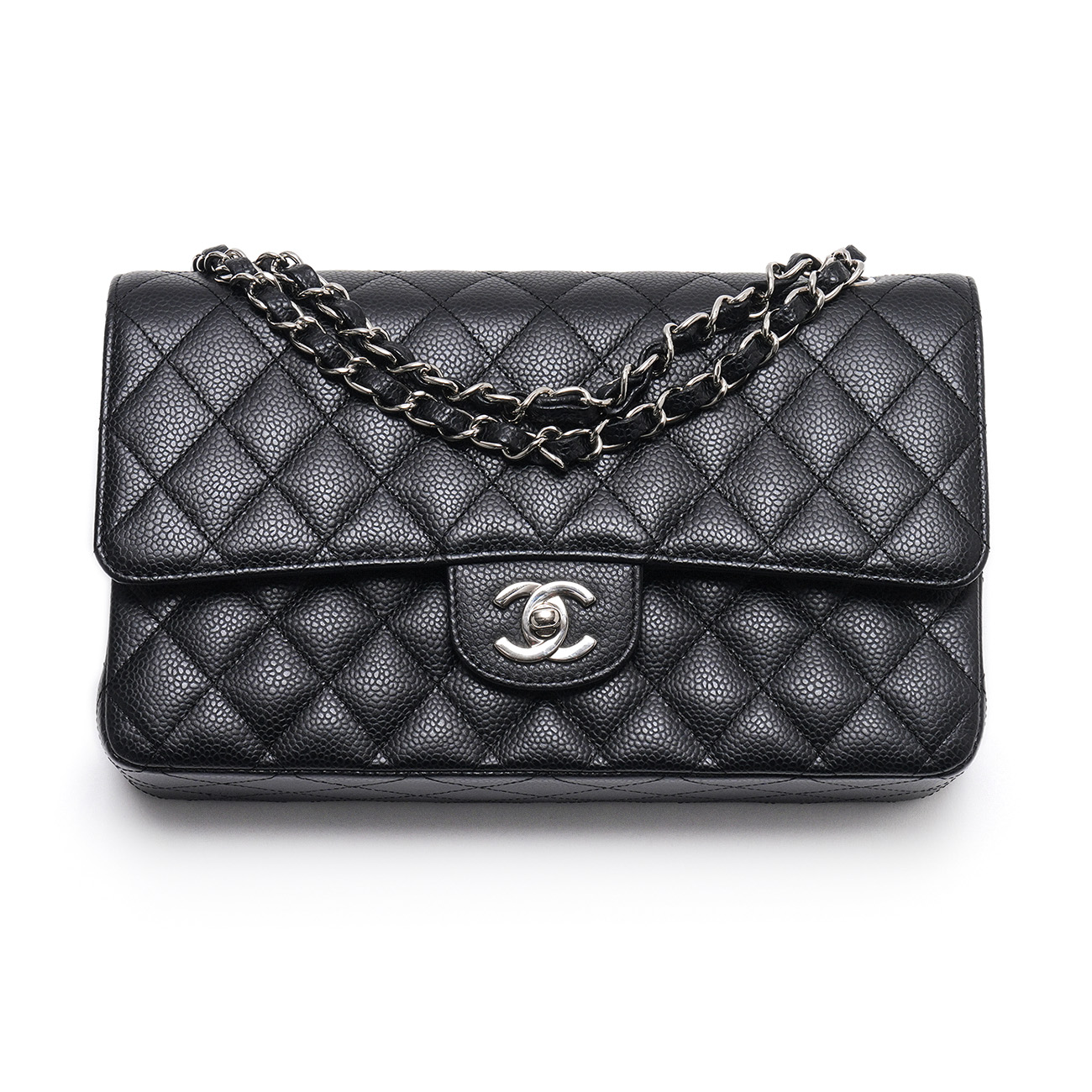 CHANEL(USED)샤넬 캐비어 클래식 미듐 플랩백