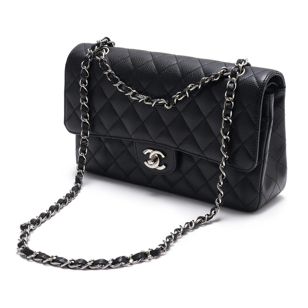 CHANEL(USED)샤넬 캐비어 클래식 미듐 플랩백