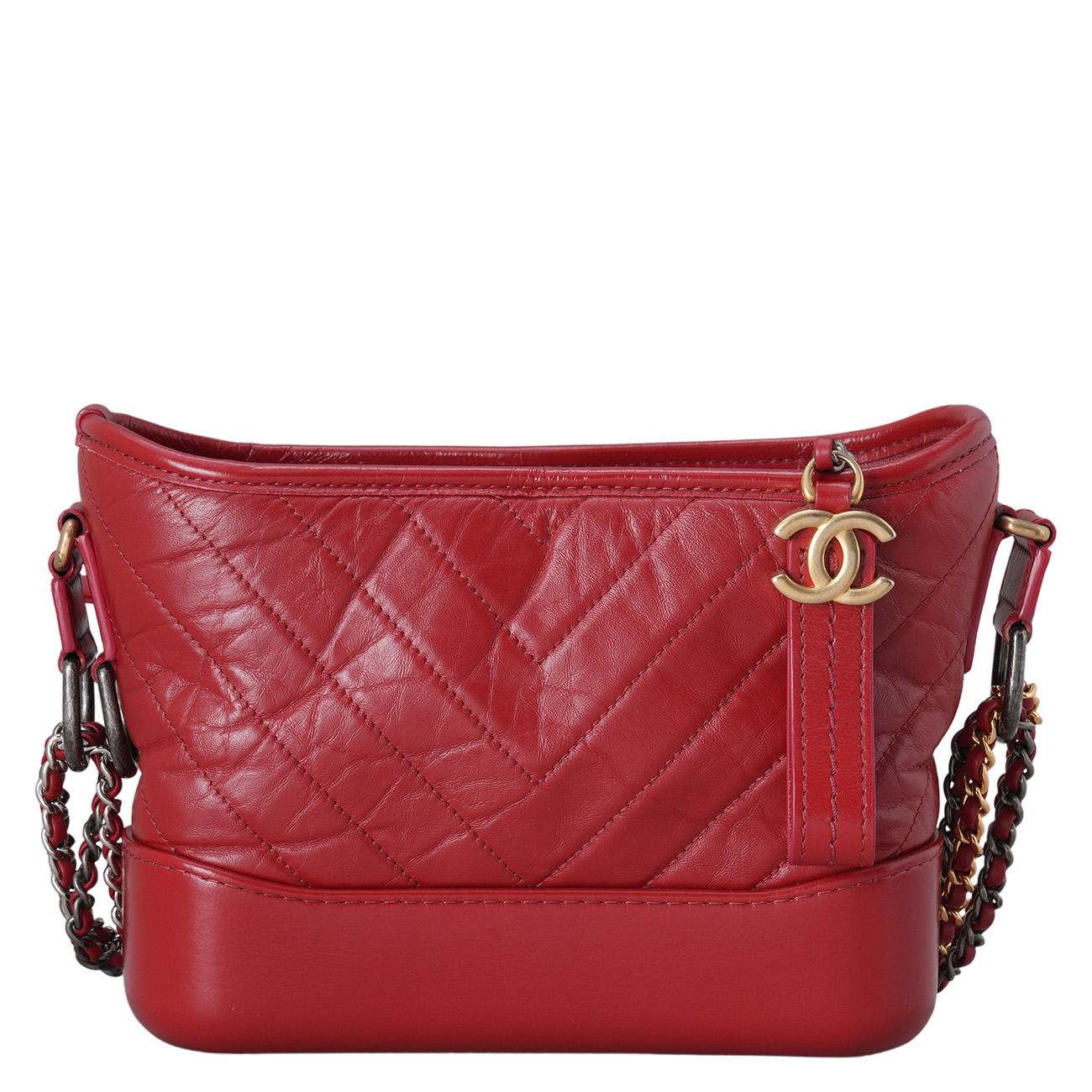 CHANEL(USED)샤넬 쉐브론 가브리엘 호보 스몰