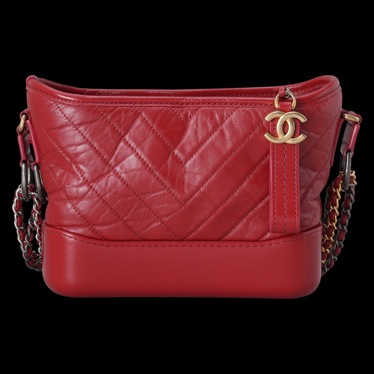 CHANEL(USED)샤넬 쉐브론 가브리엘 호보 스몰