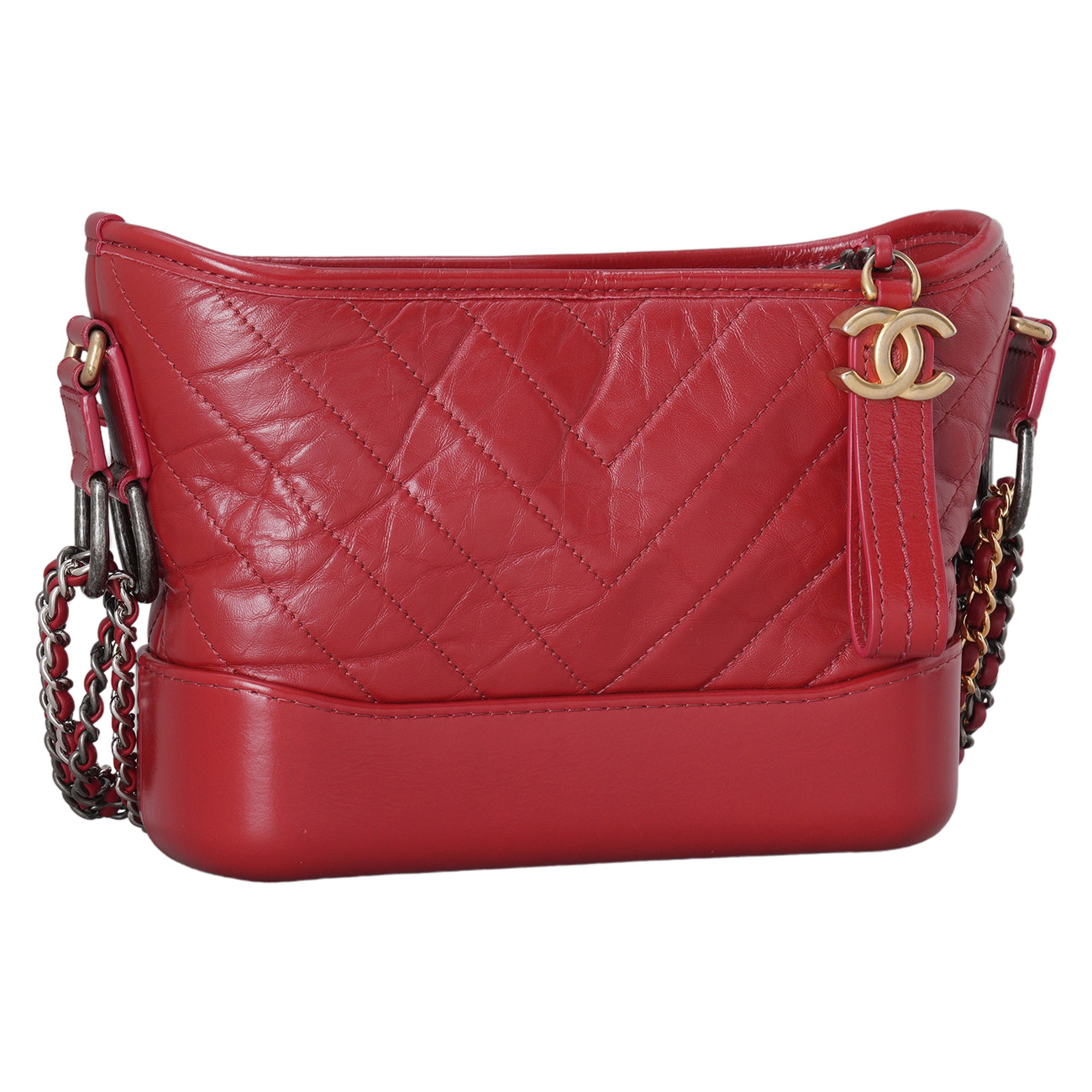 CHANEL(USED)샤넬 쉐브론 가브리엘 호보 스몰