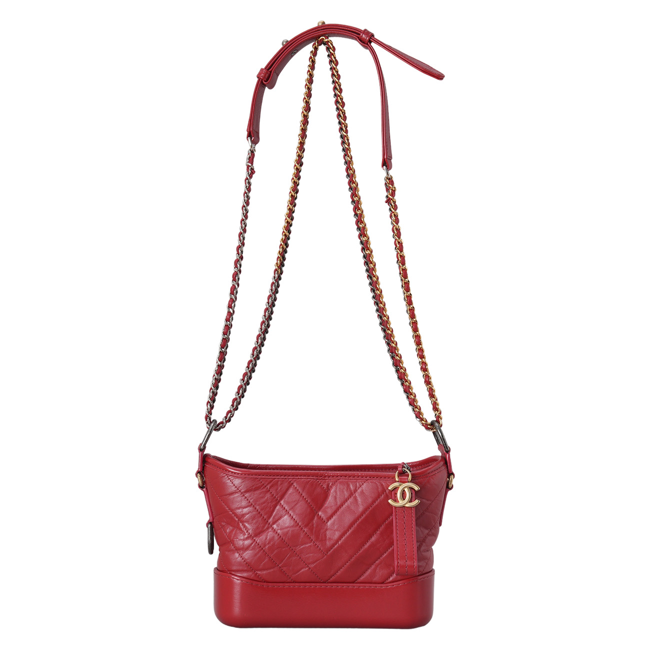 CHANEL(USED)샤넬 쉐브론 가브리엘 호보 스몰