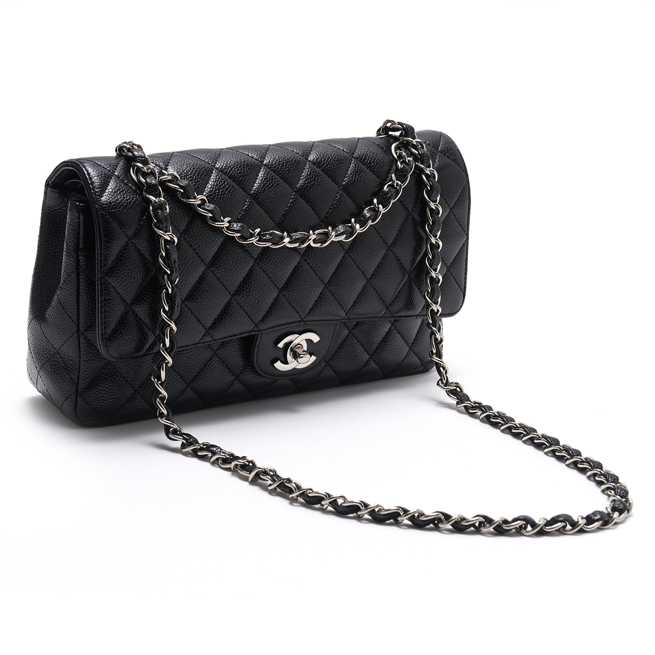 CHANEL(USED)샤넬 캐비어 클래식 미듐 플랩백