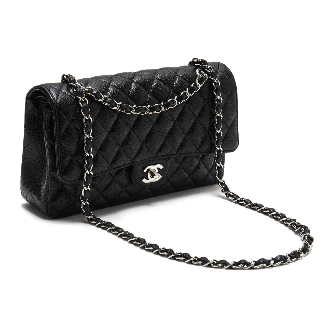 CHANEL(USED)샤넬 캐비어 클래식 미듐 플랩백