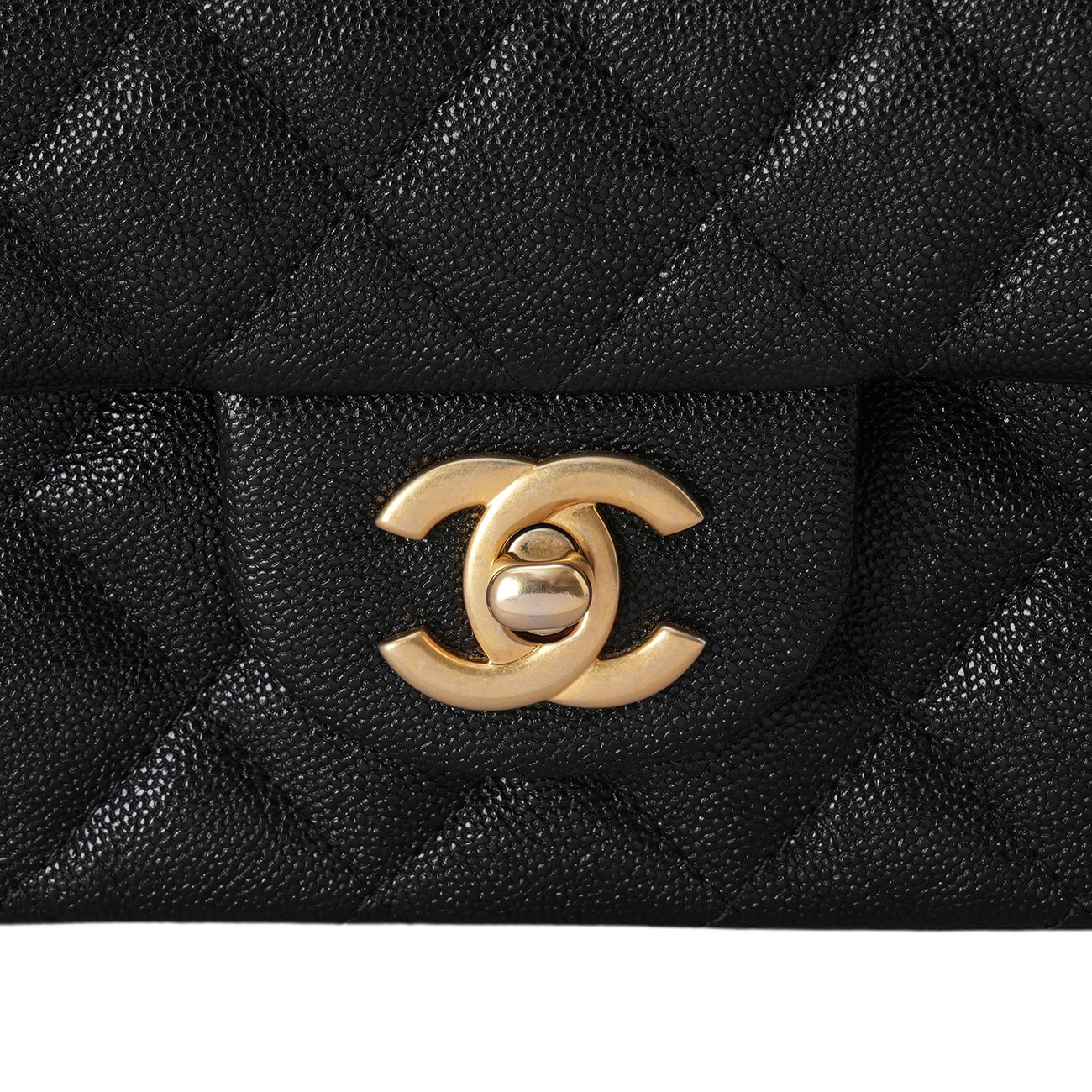 CHANEL(USED)샤넬 AS2431AS2431 캐비어 뉴미니 탑핸들