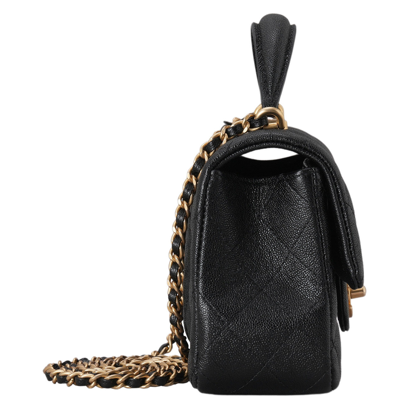 CHANEL(USED)샤넬 AS2431AS2431 캐비어 뉴미니 탑핸들