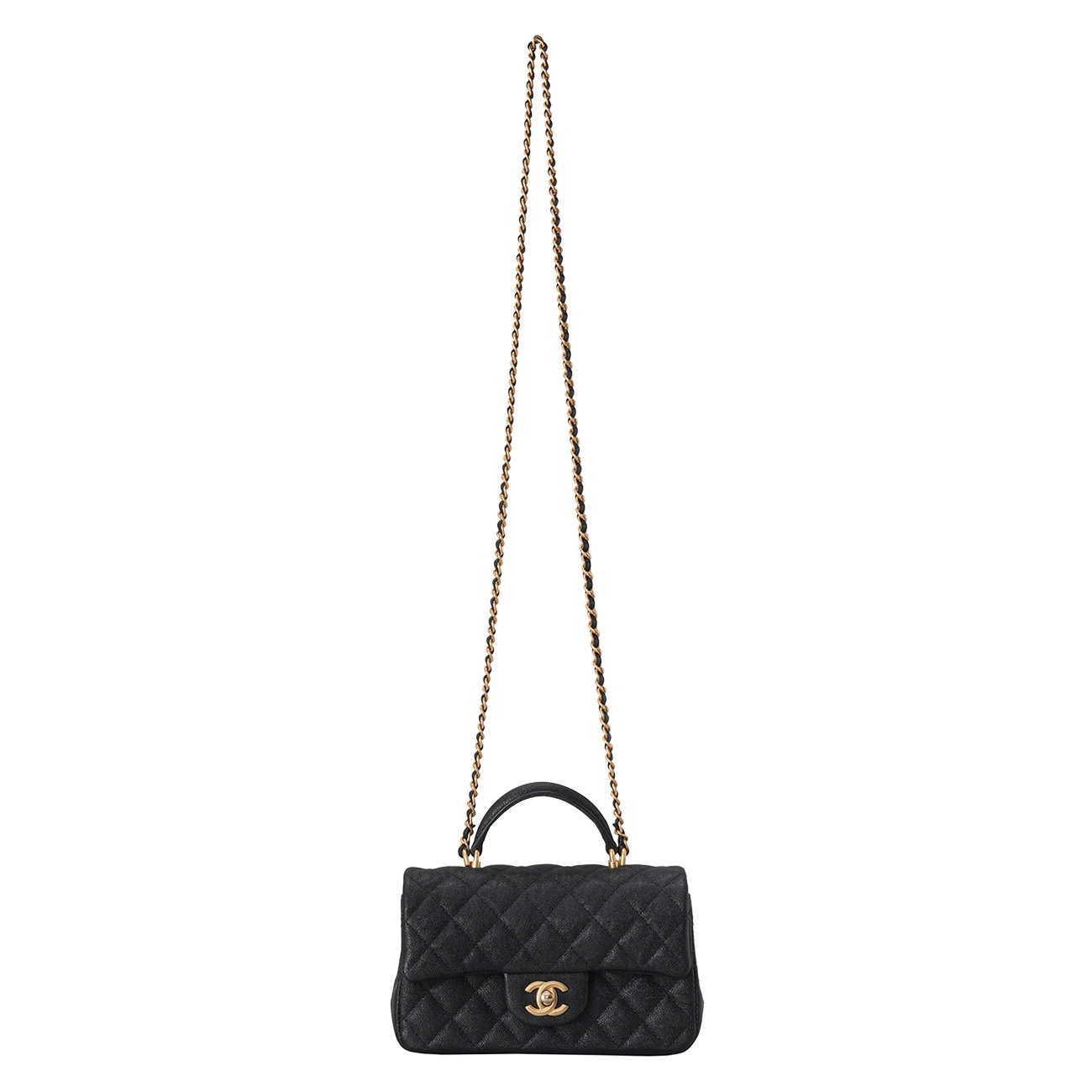 CHANEL(USED)샤넬 AS2431AS2431 캐비어 뉴미니 탑핸들