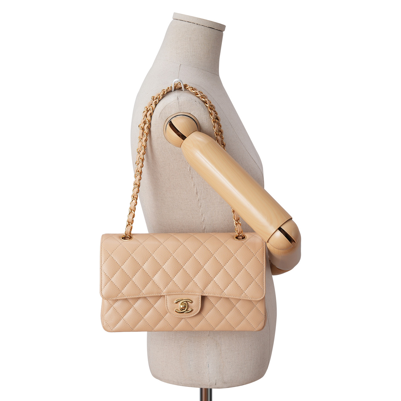 CHANEL(USED)샤넬 캐비어 클래식 미듐 플랩백