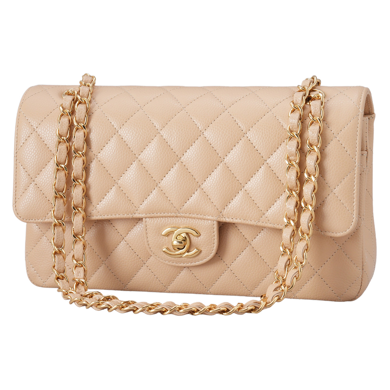 CHANEL(USED)샤넬 캐비어 클래식 미듐 플랩백